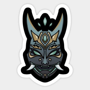 Xiao Genshin impact Yakshas mask Sticker